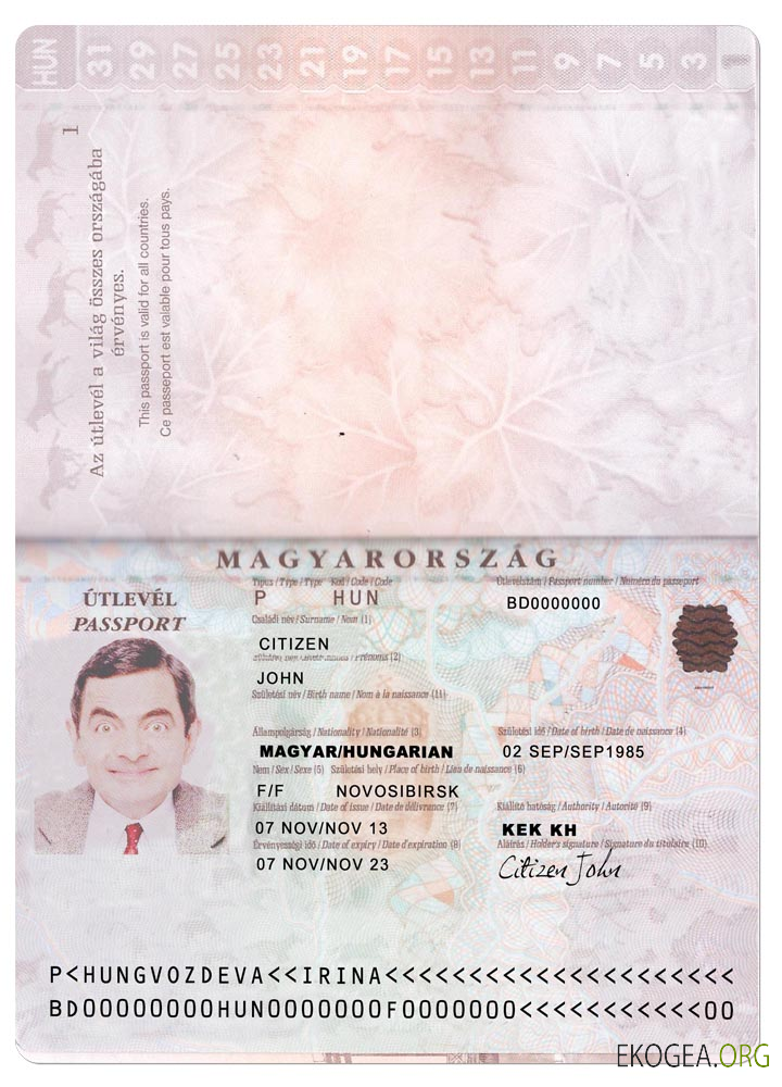 Hongrie pass version 2